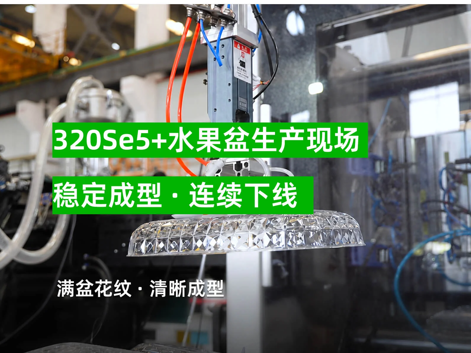 Se5+智能高效注塑机水果盆成型方案